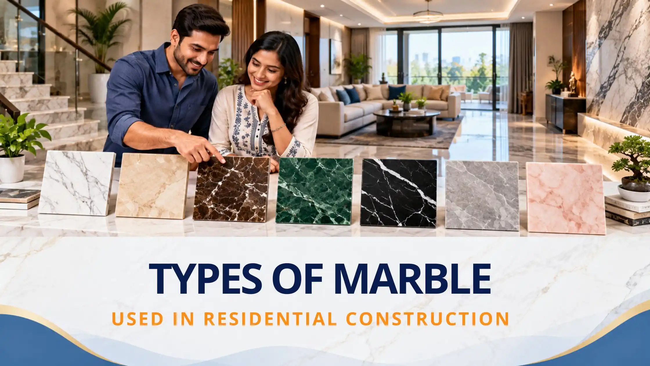 Types of Marble for Residential Construction
